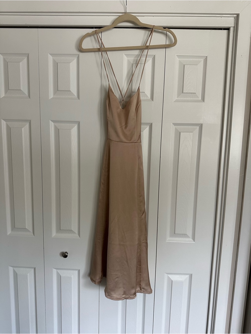 Show Me Your Mumu gold adjustable dress size medium